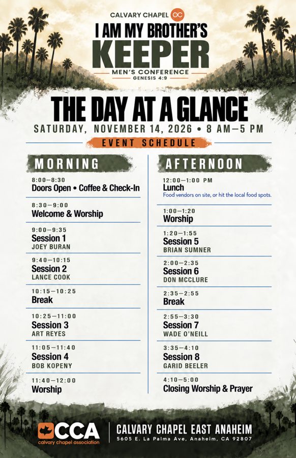 Schedule flyer